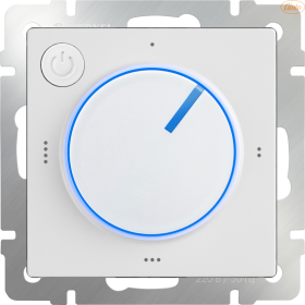Терморегулятор электромеханический для теплого пола WL01-40-01 - белый, Werkel