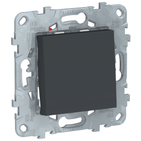 Переключатель 1 кл., перекрестный, сх. 7, 10 AX, 250 В - антрацит, Schneider Unica New