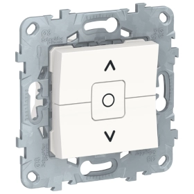 Выключатель 2 кл., для жалюзи, сх.4 - белый, Schneider Unica New
